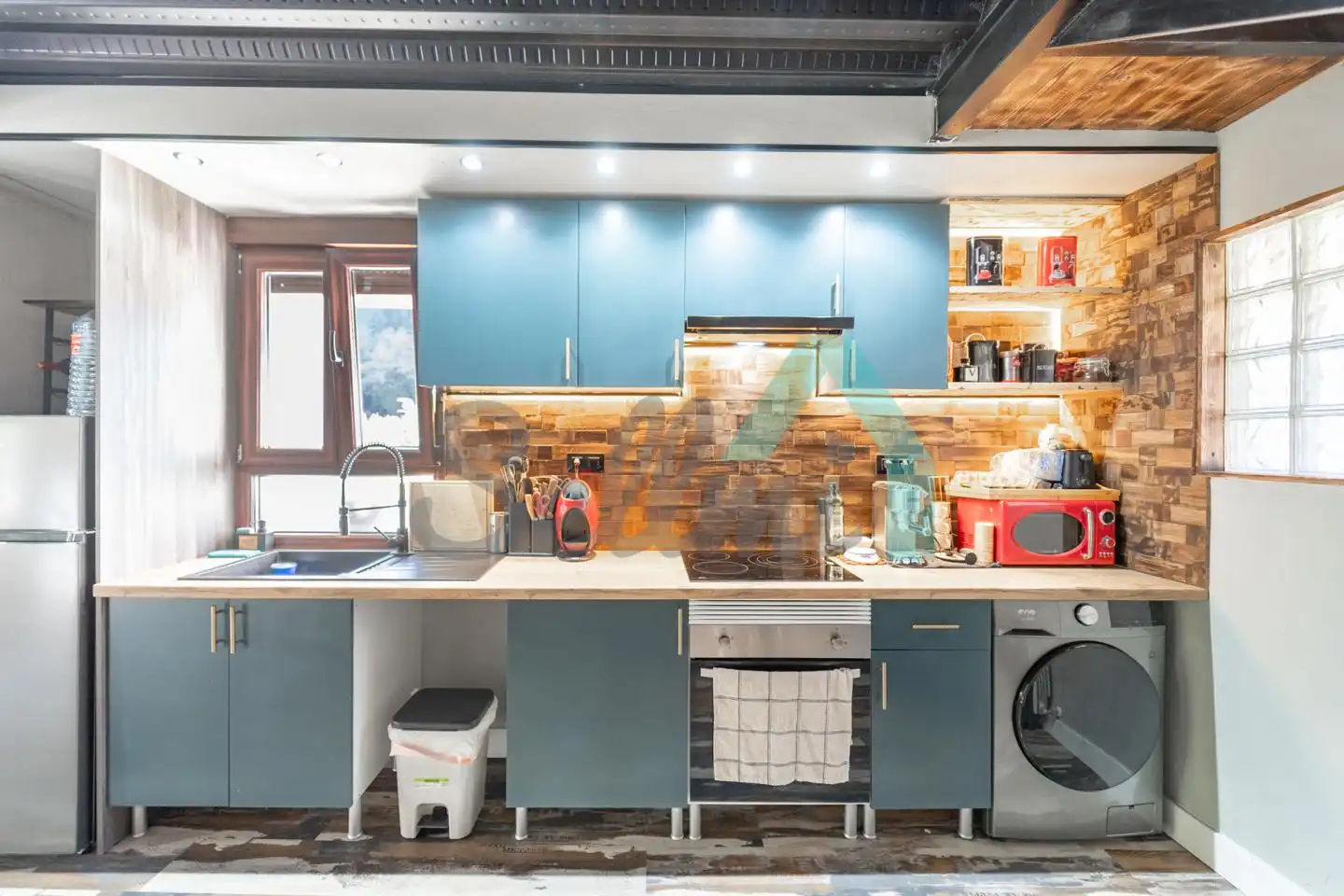 Cocina de Casa o chalet de alquiler en Mieres (Asturias) con Calefacción, Terraza y Amueblado