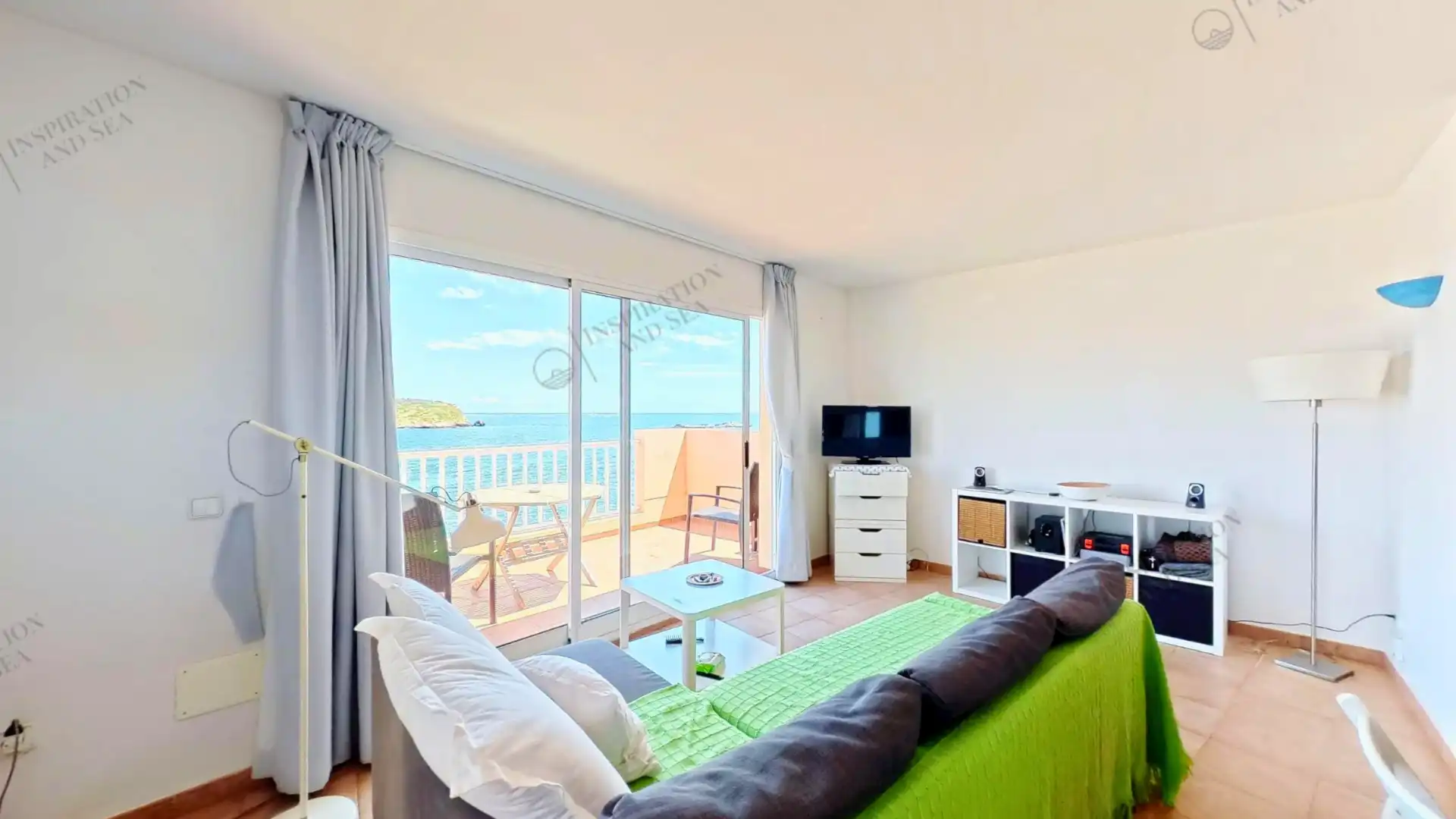 Living room of Flat for sale in Santa Eulària des Riu  with Air Conditioner and Terrace