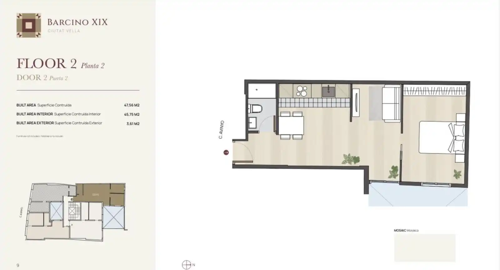 Piso en venta en Barcelona con Aire acondicionado, Terraza y Alarma