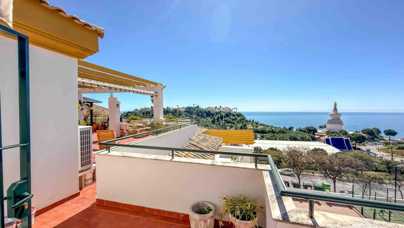 Terrassa de Àtic en venda en Benalmádena amb Aire condicionat, Calefacció i Jardí privat