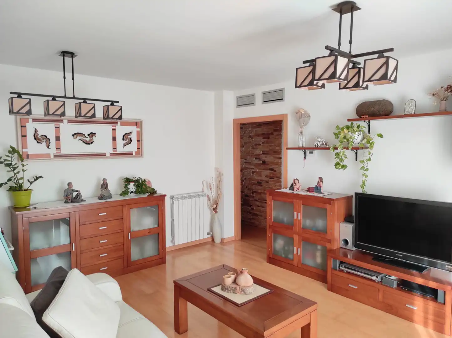 Sala de estar de Piso en venta en La Muela con Calefacción, Terraza y Trastero