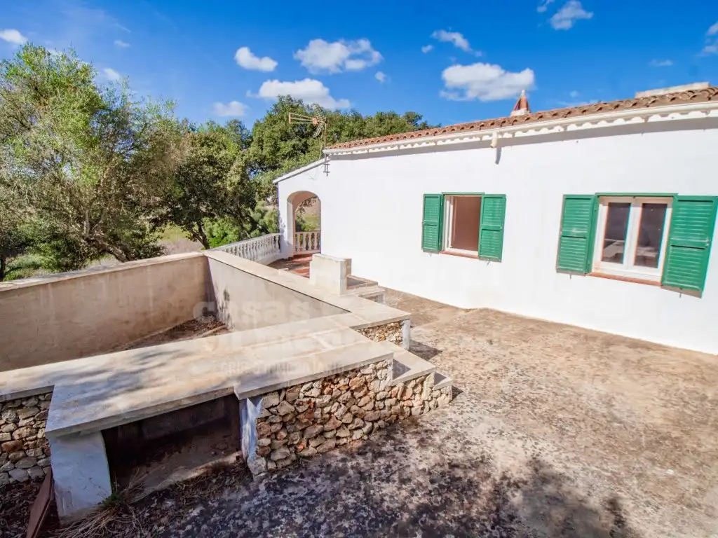 Vista exterior de Finca rústica en venda en Es Mercadal amb Jardí privat