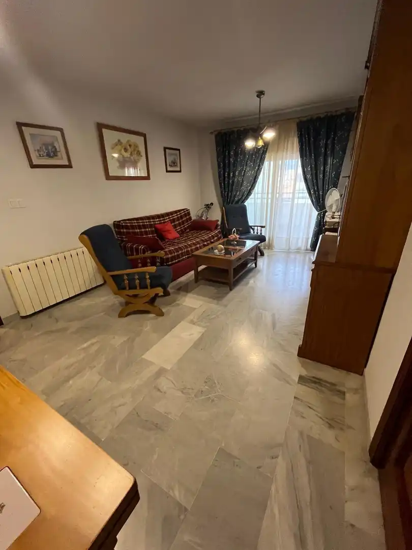 Sala de estar de Piso en venta en Marbella con Aire acondicionado, Terraza y Piscina comunitaria