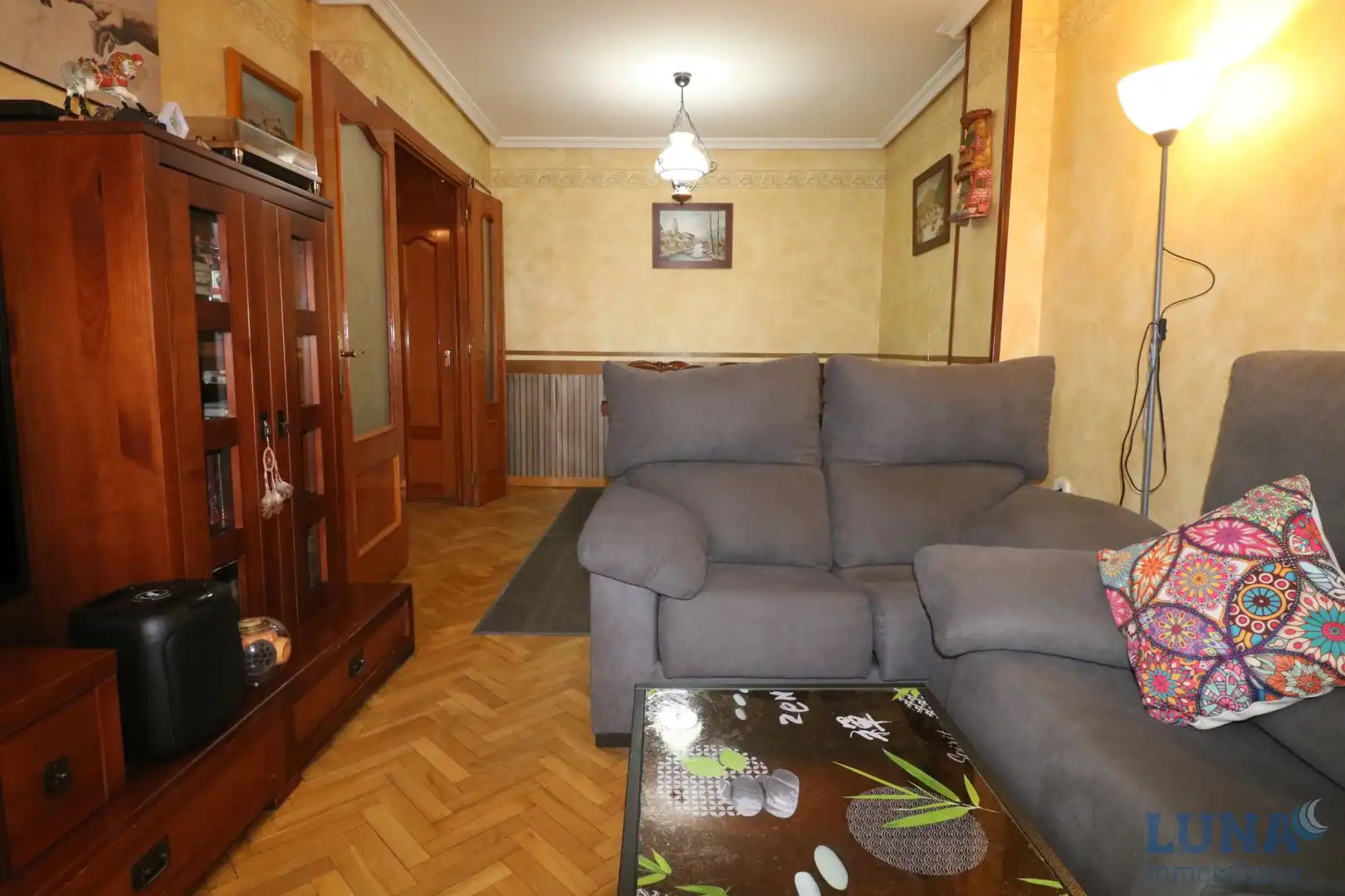 Sala de estar de Piso en venta en Getafe con Aire acondicionado, Calefacción y Parquet