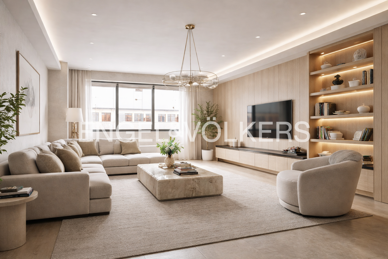 Sala d'estar de Pis en venda en  Madrid Capital amb Aire condicionat, Calefacció i Terrassa