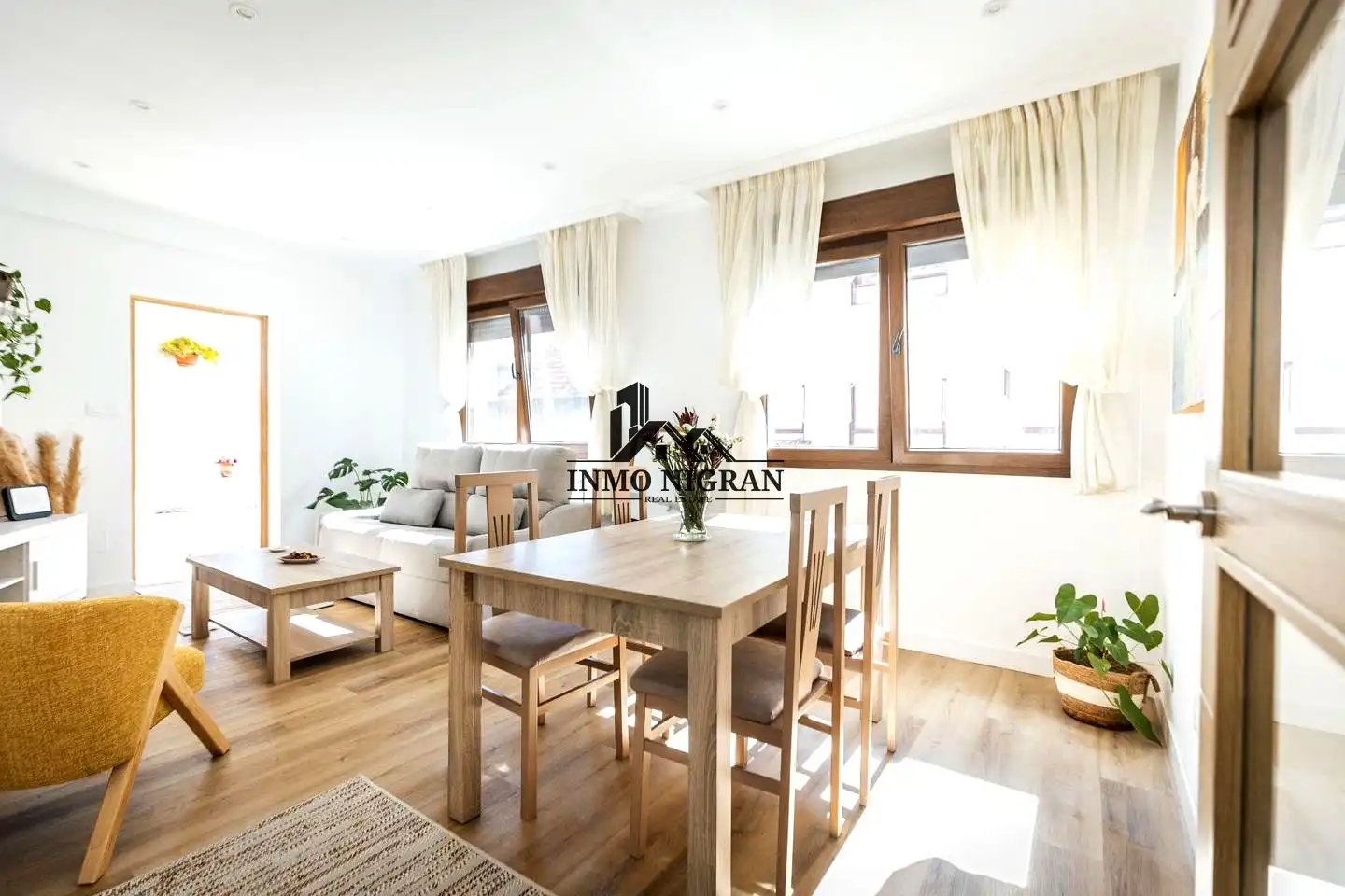 Living room of Flat for rent in Bueu  with Furnished and Balcony