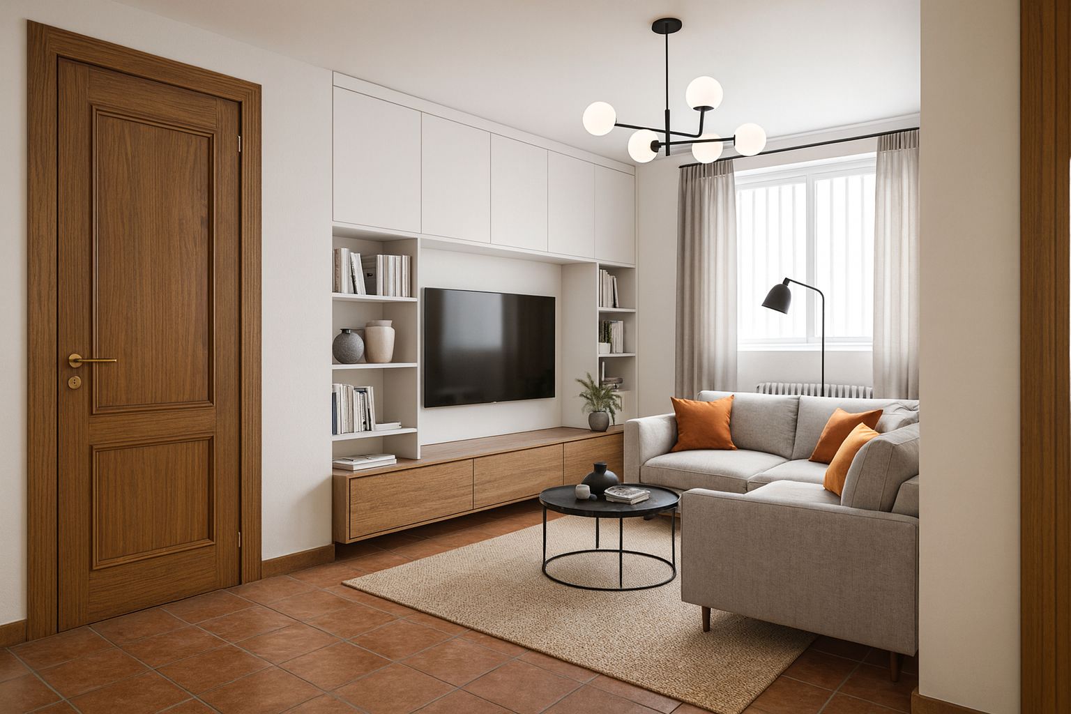 Sala de estar de Piso en venta en  Madrid Capital con Calefacción y Trastero
