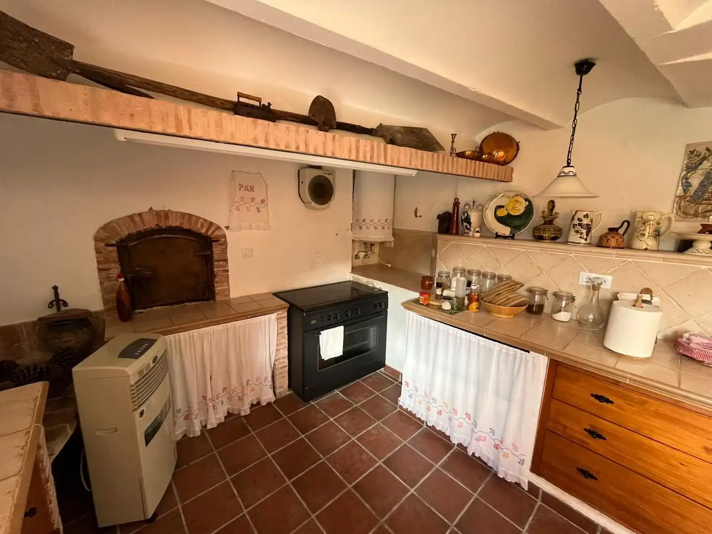 Cocina de Finca rústica en venta en Bejís con Terraza y Amueblado