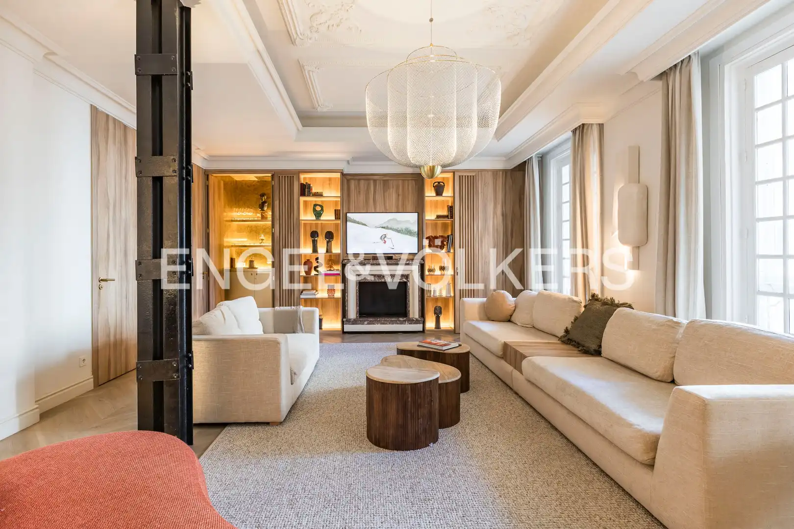 Sala de estar de Apartamento de alquiler en Rivas-Vaciamadrid con Aire acondicionado, Calefacción y Amueblado
