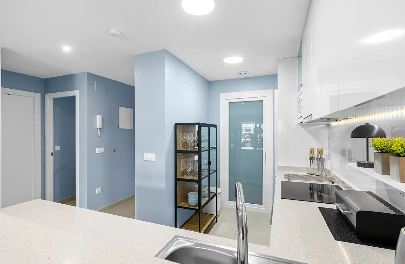 Cuina de Apartament en venda en Orihuela amb Aire condicionat, Calefacció i Jardí privat