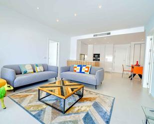 Living room of Attic for sale in Marbella  with Air Conditioner, Terrace and Swimming Pool