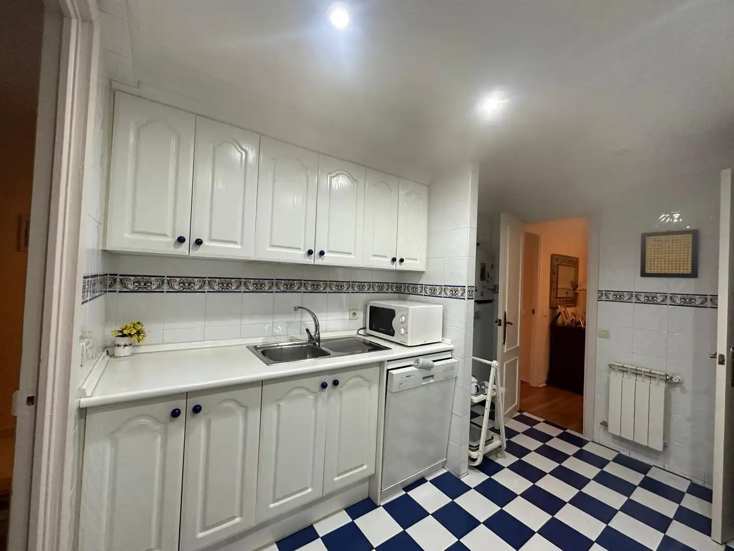 Küche von Wohnung zum Verkauf in Ciudad Real mit Klimaanlage, Heizung und Terrasse