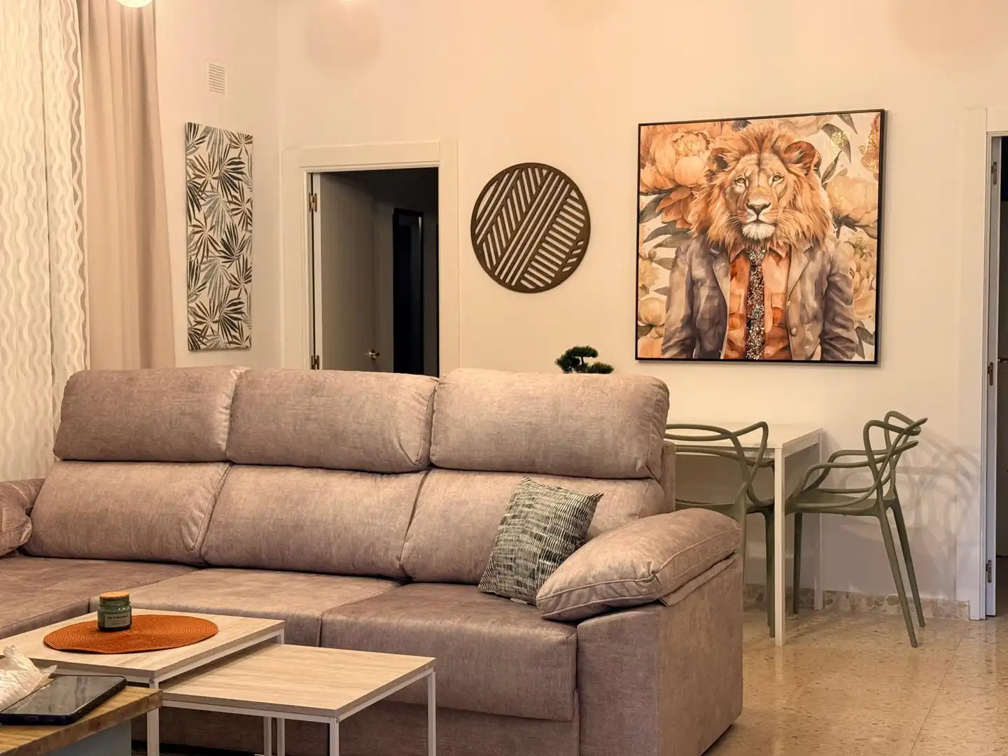 Living room of Country homes for sale in Vejer de la Frontera  with Air Conditioner, Heating and Private garden