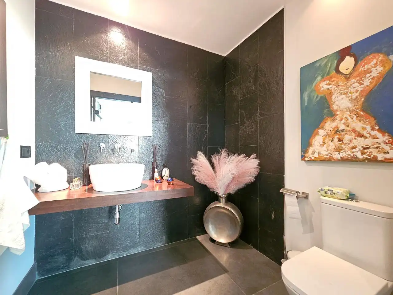 Baño de Casa o chalet en venta en Montequinto con Aire acondicionado, Jardín privado y Terraza
