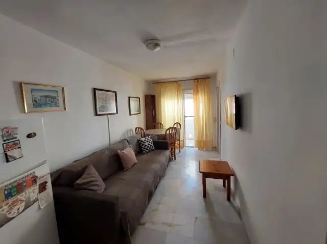 Living room of Apartments for rent in Benalmádena  with Air Conditioner, Furnished and Community pool