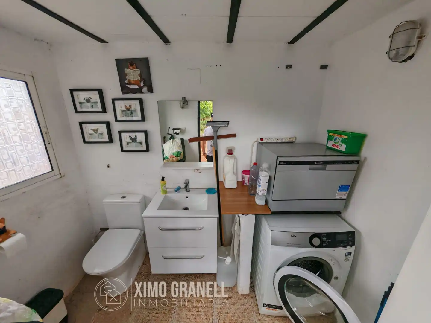 Badezimmer von Country house zum Verkauf in Sagunto / Sagunt mit Klimaanlage, Heizung und Privatgarten