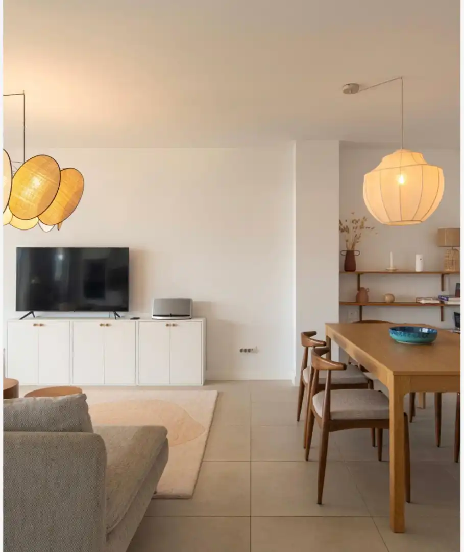 Sala de estar de Piso en venta en Estepona con Aire acondicionado, Calefacción y Terraza