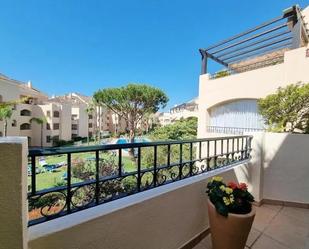 Exterior view of Flat for sale in Marbella  with Air Conditioner, Heating and Private garden