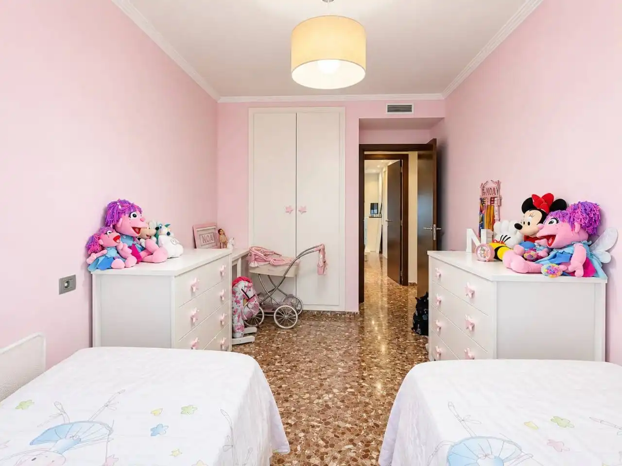 Bedroom of Flat for sale in Vila-real  with Air Conditioner, Furnished and Balcony