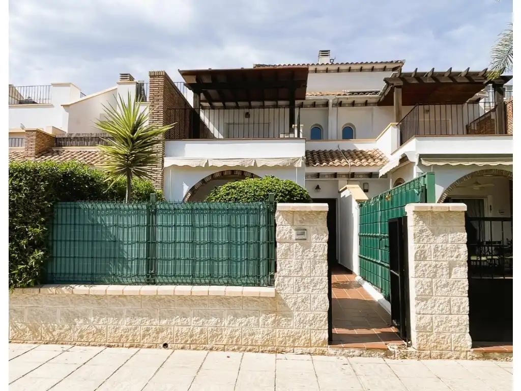 Außenansicht von Maisonette zum Verkauf in Vera mit Klimaanlage, Privatgarten und Terrasse