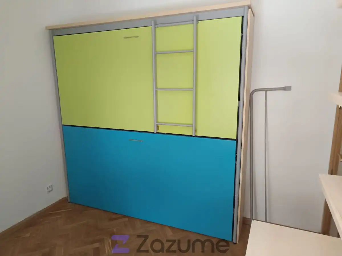 Bedroom of Flat for rent in Madrid  with Air Conditioner, Heating and Parquet flooring