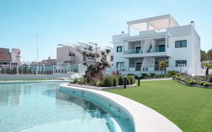 Vista exterior de Casa o xalet en venda en Torrevieja amb Terrassa i Piscina