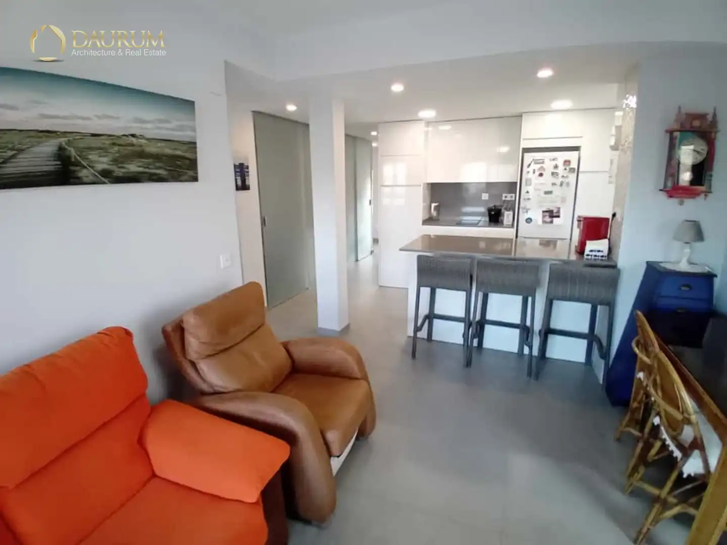 Living room of Flat for sale in Santa Pola  with Air Conditioner, Heating and Terrace