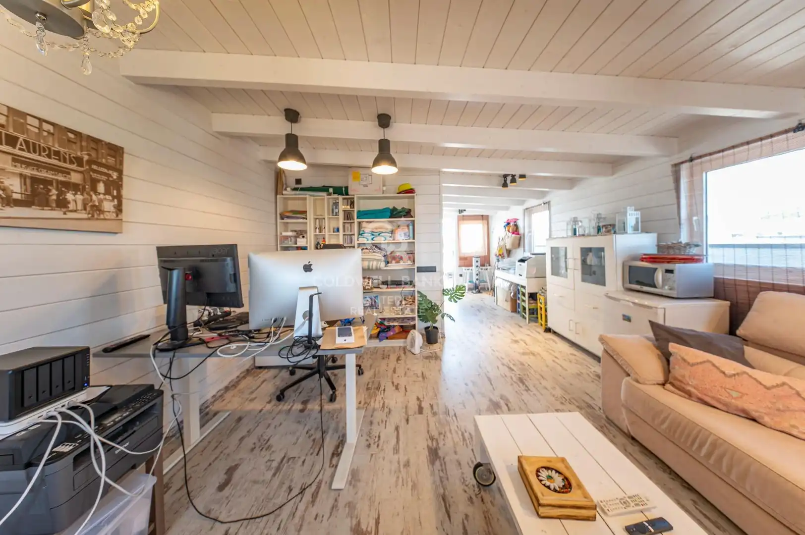 Living room of Attic for sale in Badalona  with Air Conditioner, Heating and Terrace