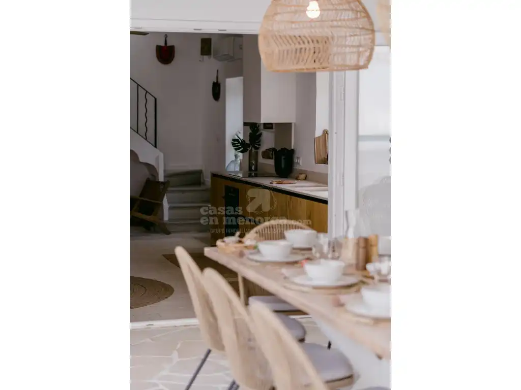 Cocina de Casa o chalet en venta en Es Castell con Aire acondicionado, Calefacción y Jardín privado