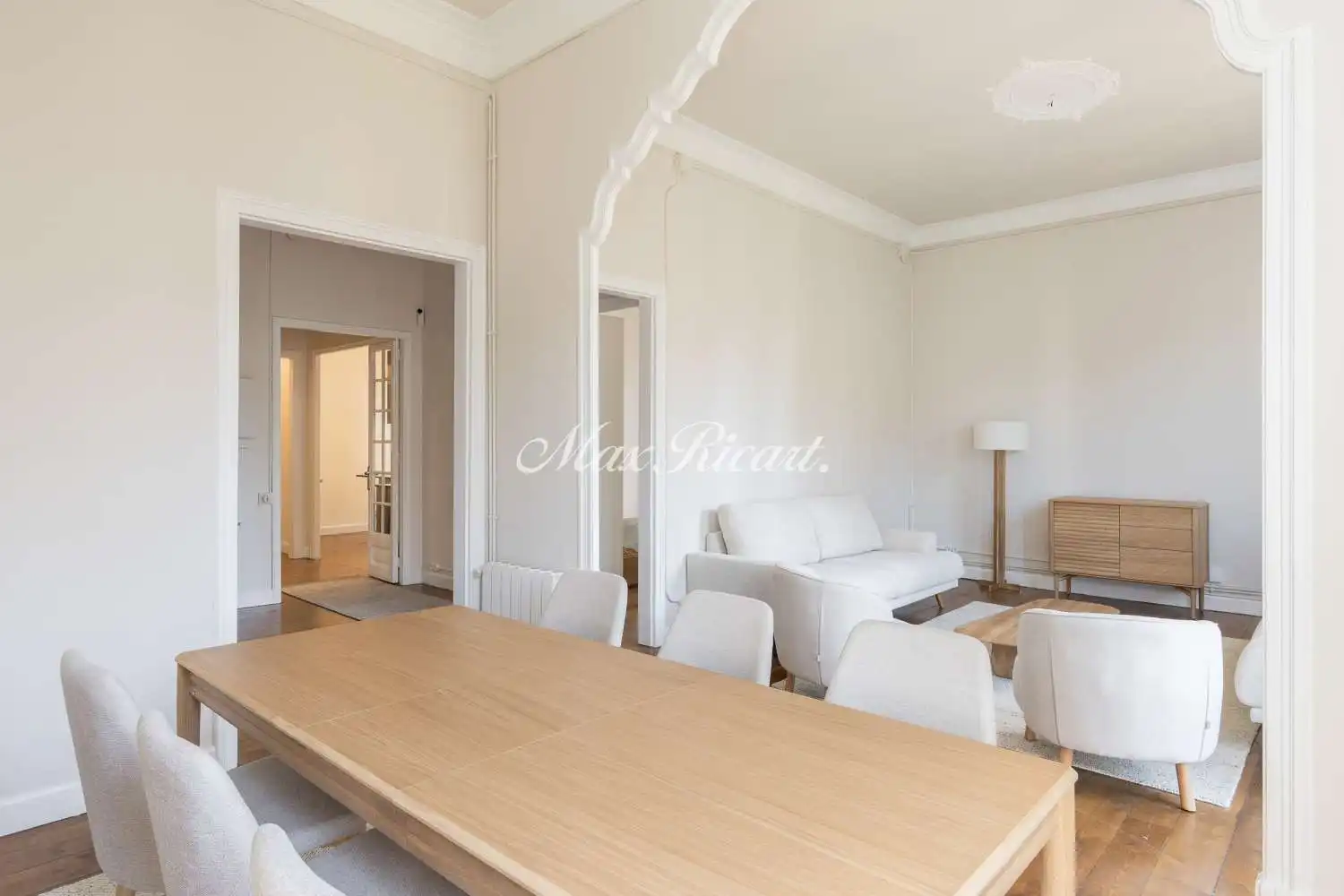 Dining room of Flat for rent in Barcelona  with Air Conditioner, Heating and Swimming Pool