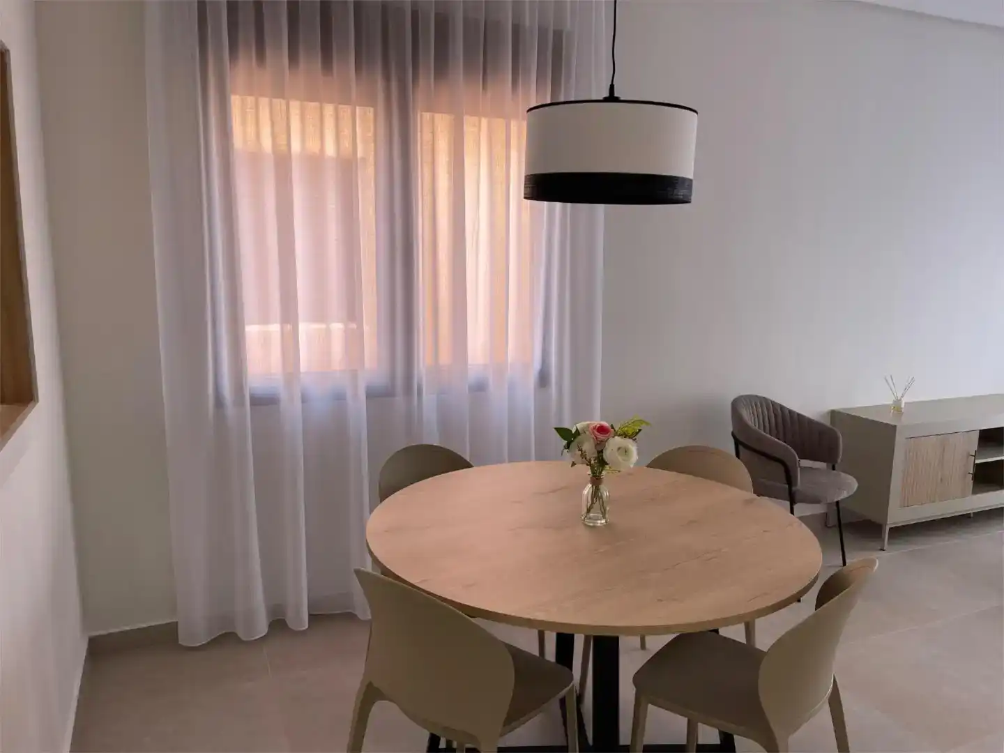 Esszimmer von Wohnung zur Miete in Los Alcázares mit Klimaanlage, Schwimmbad und Balkon