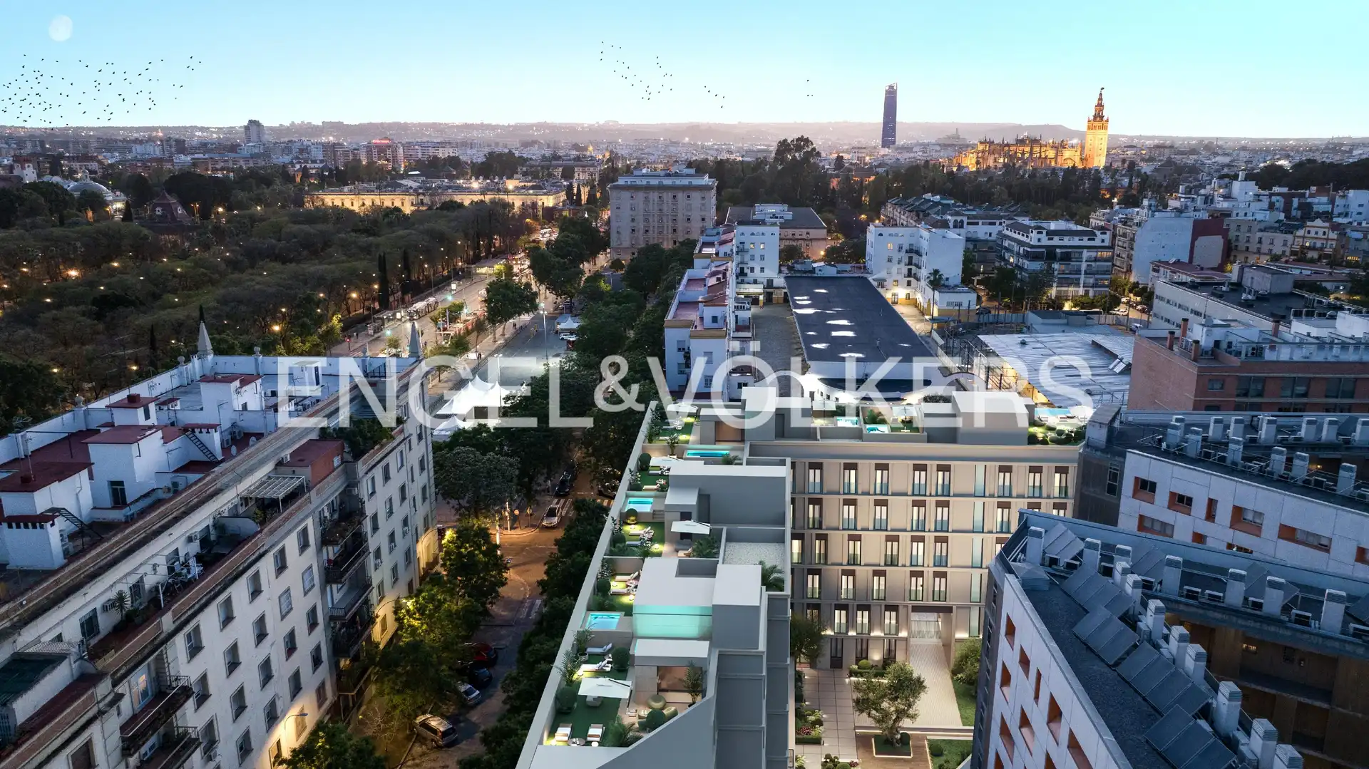Exterior view of Attic for sale in Sevilla  with Air Conditioner, Heating and Terrace