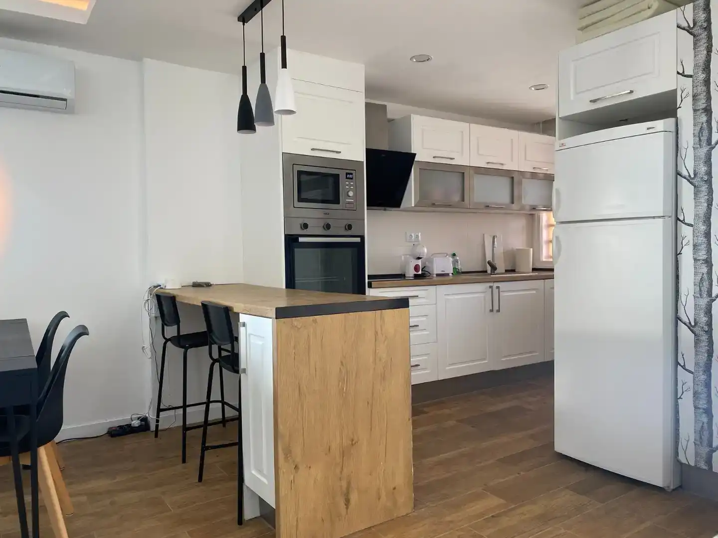 Küche von Wohnung zur Miete in Vila-seca mit Klimaanlage und Balkon