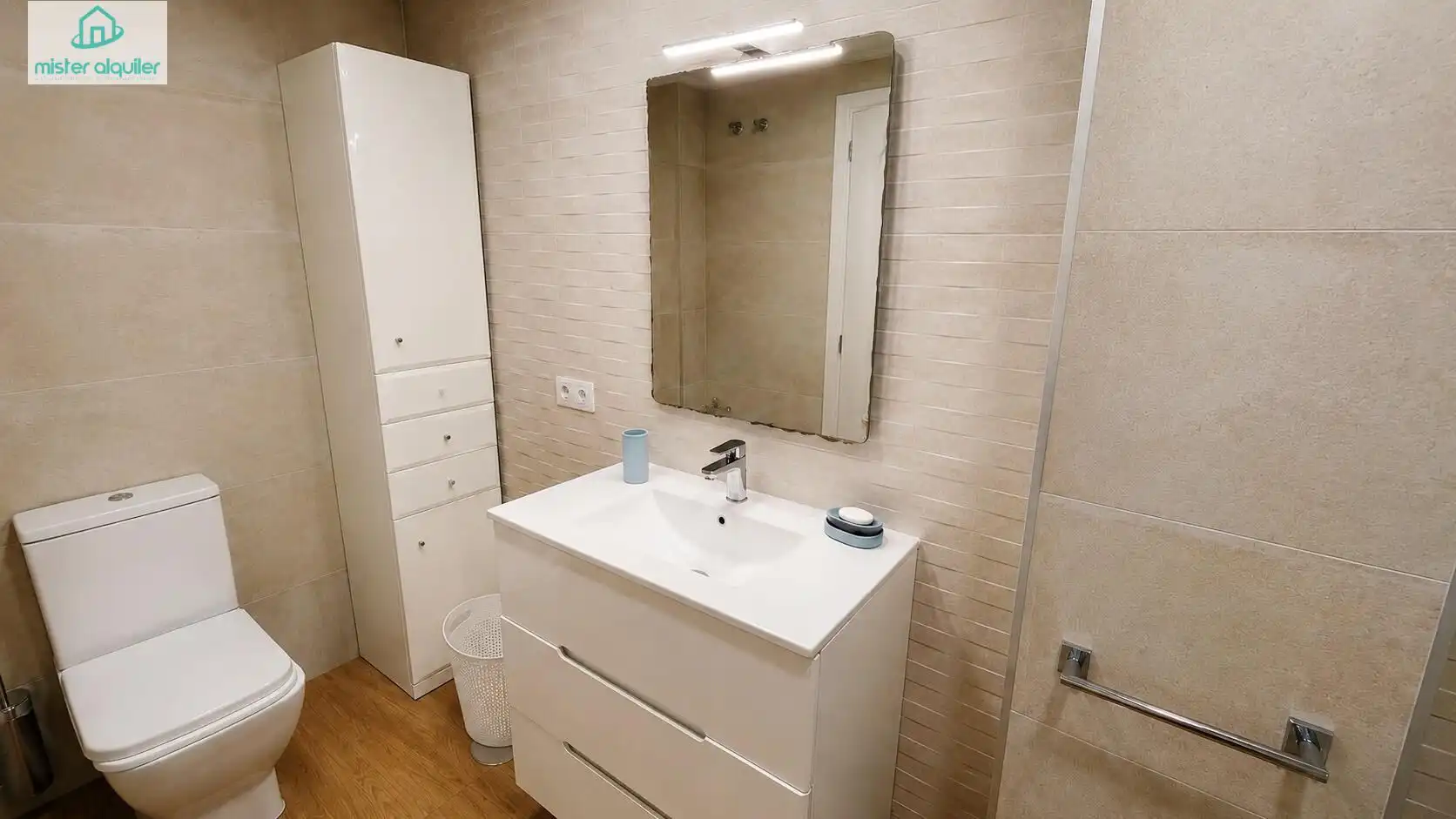 Badezimmer von Wohnungen zur Miete in El Campello mit Klimaanlage, Heizung und Terrasse