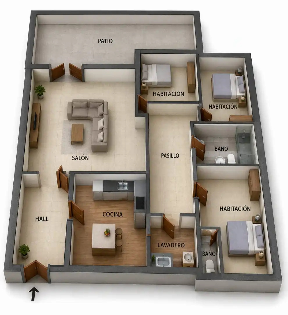 Flat for sale in Alcobendas  with Air Conditioner, Heating and Parquet flooring