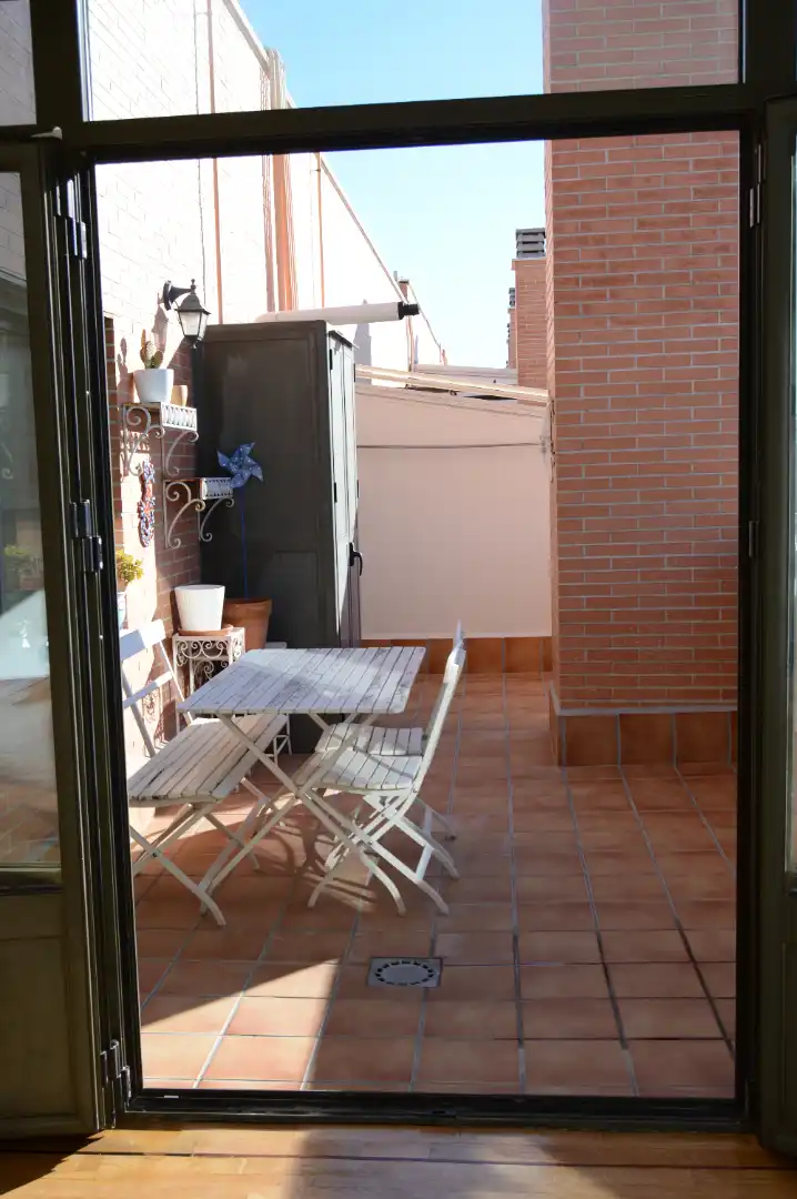 Terrace of Attic for rent in Madrid  with Air Conditioner, Heating and Parquet flooring
