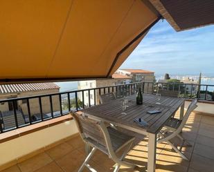 Terrace of Single-family semi-detached for sale in Roses  with Heating, Terrace and Furnished