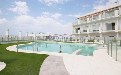 Swimming pool of Flat for sale in Rincón de la Victoria  with Air Conditioner, Terrace and Community pool
