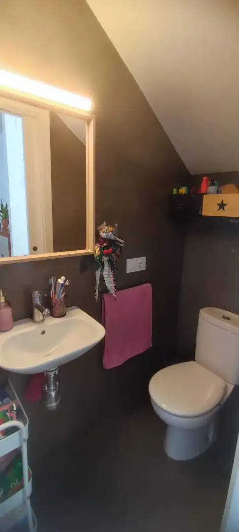 Baño de Casa adosada en venta en Almensilla con Aire acondicionado, Calefacción y Trastero