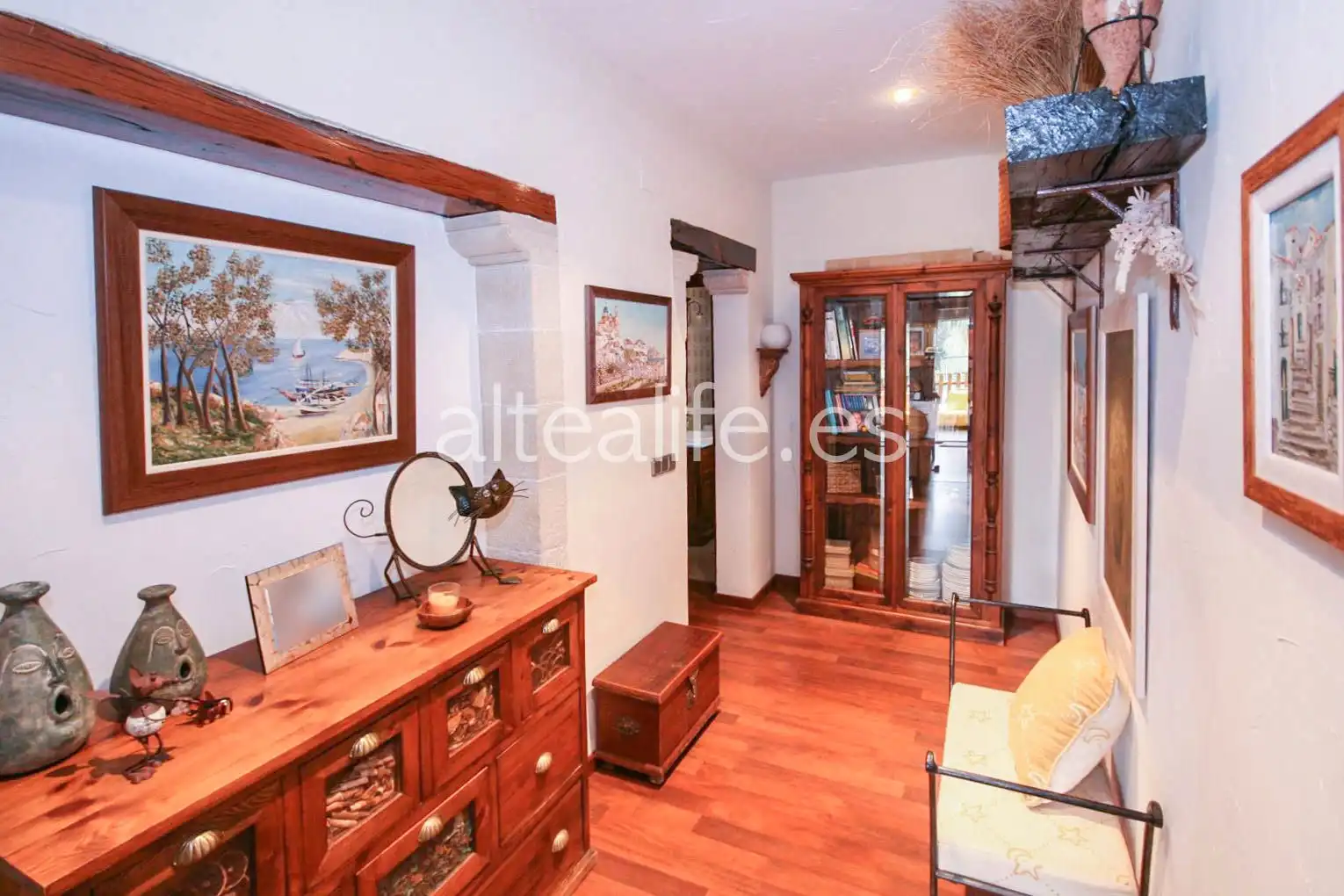 Schlafzimmer von Haus oder Chalet zum Verkauf in Altea mit Klimaanlage, Privatgarten und Terrasse