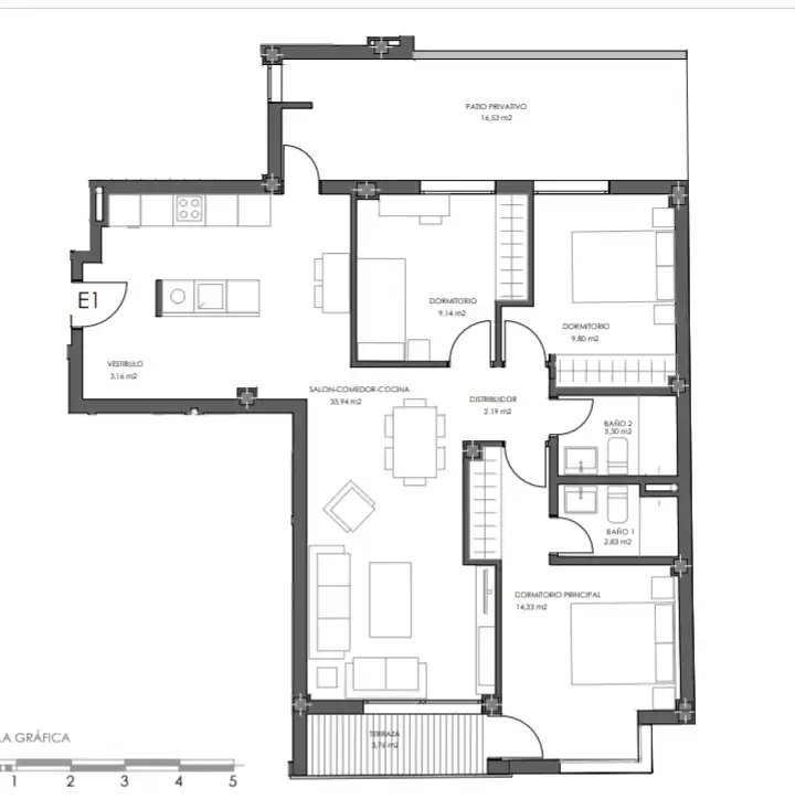Wohnung mit Aufzug zum Verkauf in Centro, imagen 2