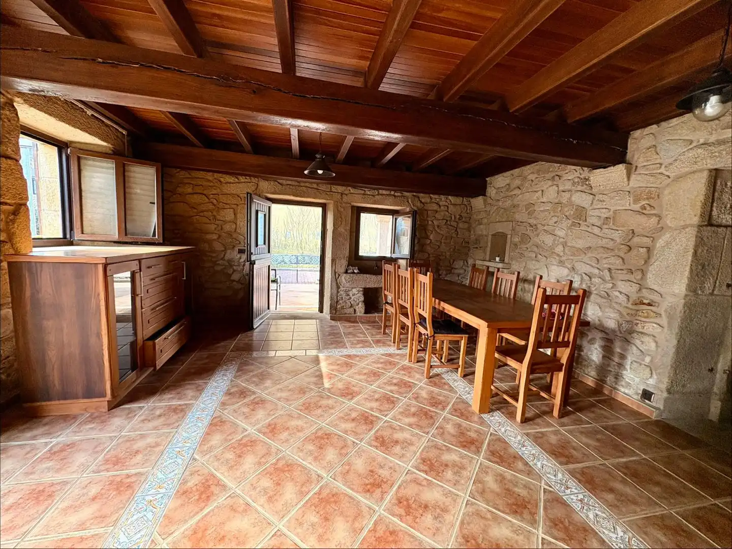 Comedor de Casa o chalet en venta en Noia con Calefacción, Jardín privado y Terraza