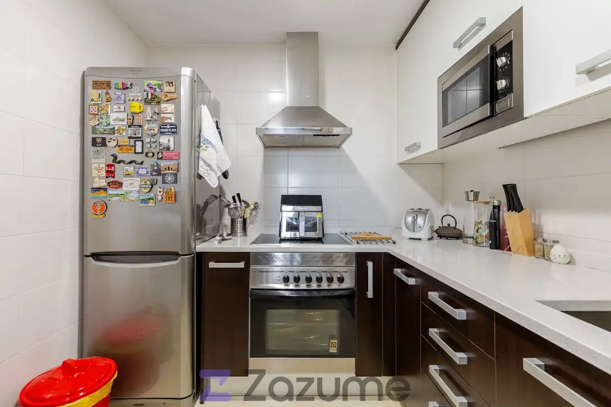 Kitchen of Flat for rent in Pozuelo de Alarcón  with Air Conditioner, Heating and Parquet flooring