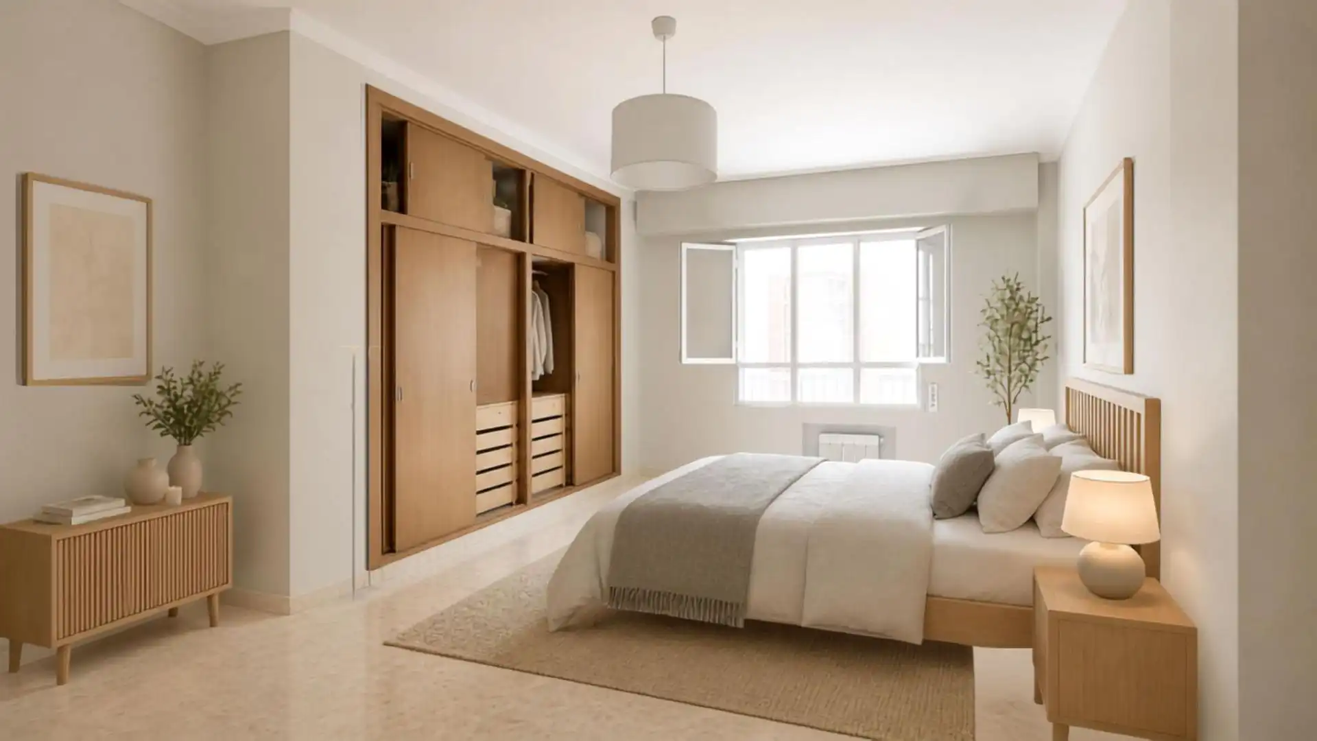 Bedroom of Flat for sale in Málaga  with Terrace and Balcony