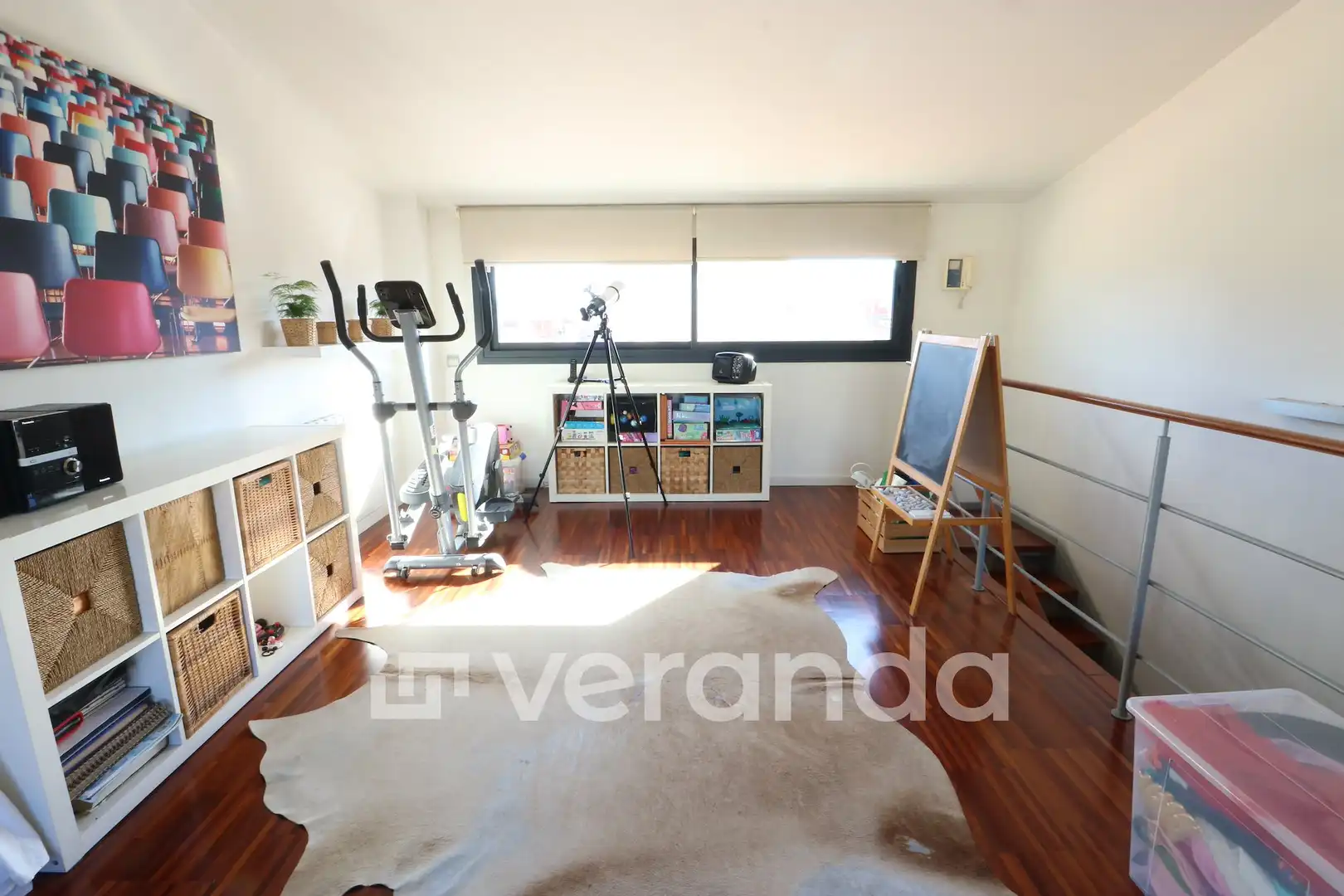 Sala d'estar de Casa adosada en venda en Ripollet amb Aire condicionat, Calefacció i Parquet