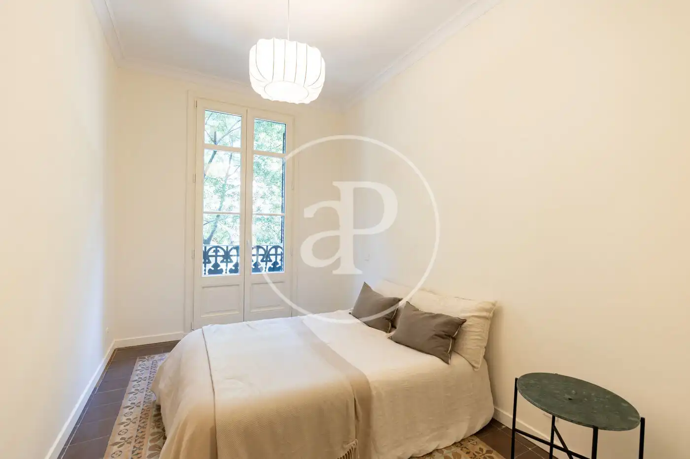 Schlafzimmer von Wohnung zum Verkauf in Barcelona mit Klimaanlage, Heizung und Terrasse
