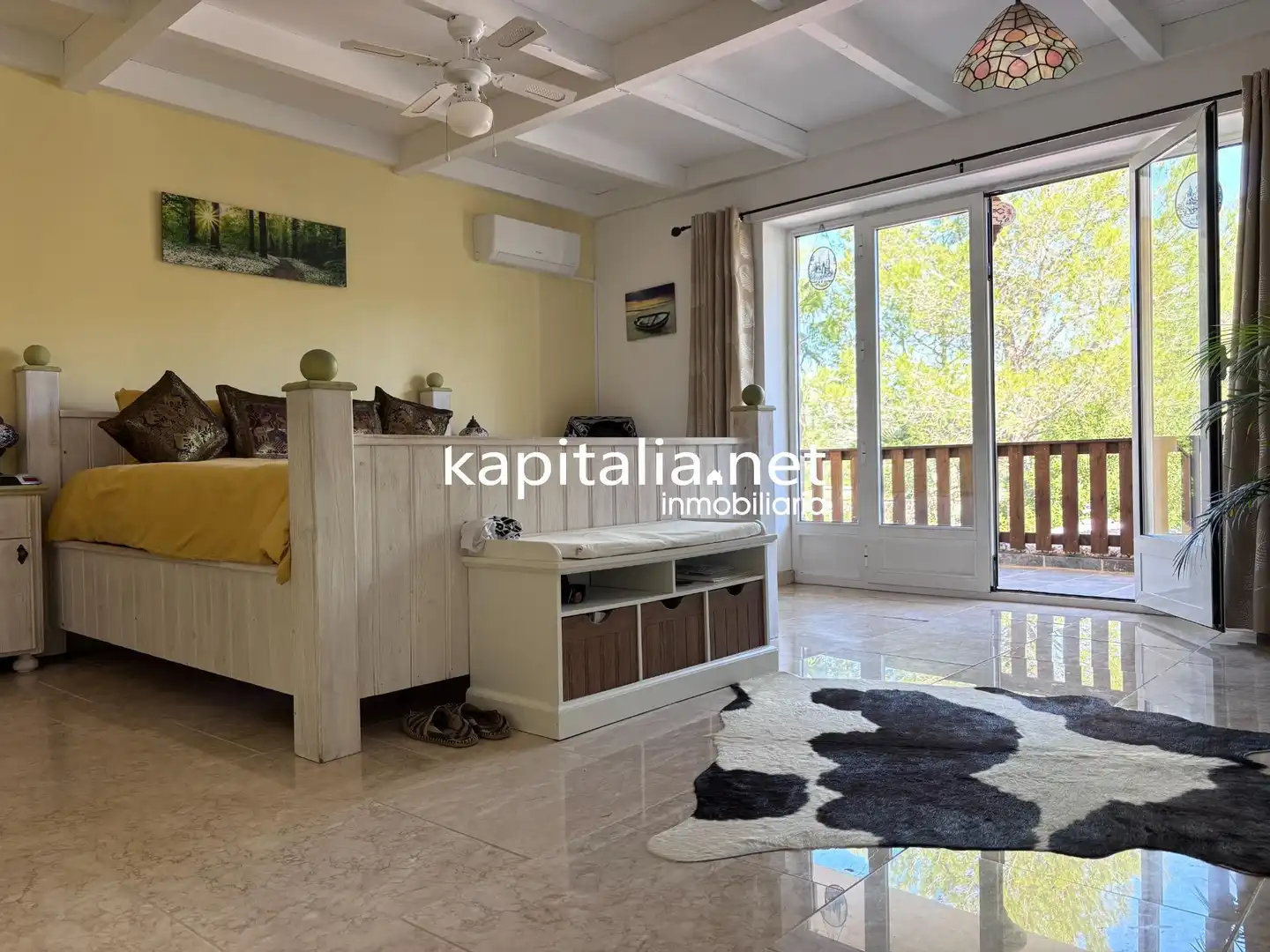 Bedroom of Houses for sale in Quatretonda  with Air Conditioner, Private garden and Terrace