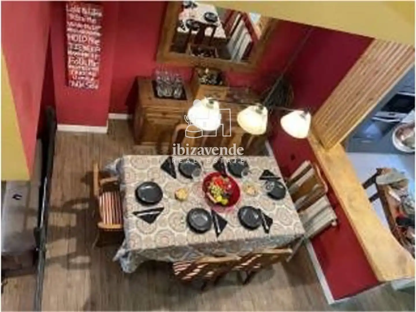Dining room of Detached homes for rent in Eivissa  with Air Conditioner, Heating and Terrace