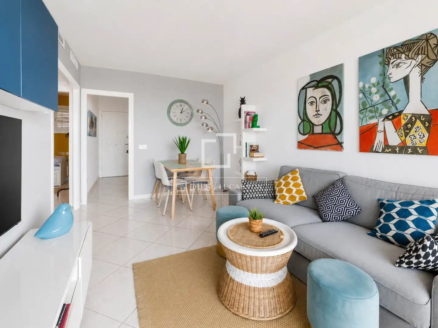 Living room of Flat for sale in Sant Pere de Ribes  with Air Conditioner, Heating and Private garden