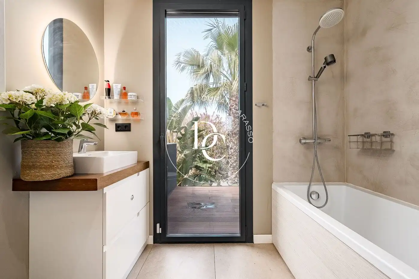 Terraza de Casa o chalet de alquiler en Sitges con Aire acondicionado, Calefacción y Jardín privado